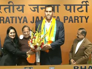 द ग्रेट खली' हुए भाजपा में शामिल