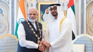  प्रधानमंत्री नरेंद्र मोदी और यूएई के युवराज शेख मोहम्मद अल नाहयान के बीच शुक्रवार को होगी शिखर बैठक