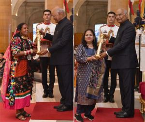 राष्ट्रपति कोविंद ने 29 महिलाओं को नारी शक्ति पुरस्कार प्रदान किया