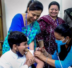 देश में 12-14 वर्ष के आयु वर्ग के लिए कोविड-19 टीकाकरण अभियान शुरू