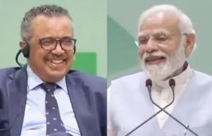 प्रधानमंत्री मोदी ने डब्ल्यूएचओ महानिदेशक को तुलसी भाई नाम दिया