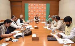  भाजपा के शीर्ष नेताओं ने आरएसएस पदाधिकारियों के साथ बैठक की