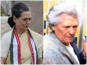  सोनिया गांधी की मां का इटली में निधन