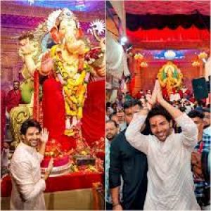  महाराष्ट्र में हर्षोल्लास के साथ दस दिवसीय गणेशोत्सव की शुरुआत, अभिनेता कार्तिक आर्यन लालबागचा राजा के दर्शन करने के लिए पंडाल पहुंचे 