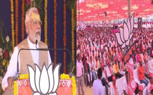  गुजरात में विधानसभा चुनाव के पहले चरण के लिए प्रचार तेज; प्रधानमंत्री नरेंद्र मोदी ने वेरावल और धोराजी में रैलियों को संबोधित किया