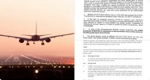 स्वास्थ्य और परिवार कल्याण मंत्रालय ने बाहर से आने वाली अंतर्राष्ट्रीय उड़ानों के लिए एयर सुविधा फॉर्म की अनिवार्यता हटा दी
