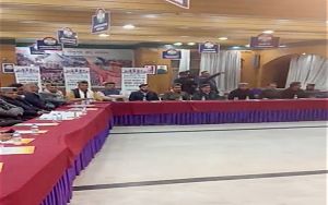  हिमाचल प्रदेश में कांग्रेस विधायकों ने मुख्&zwj;यमंत्री के चुनाव के लिए पार्टी आलाकमान को अधिकृत किया