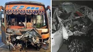   लग्जरी बस और  कार में जबरदस्त टक्कर से 9 लोगों की मौत, 29 घायल... पीएम मोदी ने अनुग्रह राशि की घोषणा की