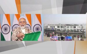 प्रधानमंत्री ने वीडियो कॉन्फ्रेंस माध्यम से विश्‍व के सबसे बड़े रिवर क्रूज-एमवी गंगा विलास को हरी झंडी दिखा कर रवाना किया
