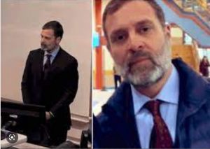   टीशर्ट की जगह सूट, बढ़ी दाढ़ी भी गायब&hellip; ब्रिटेन में अलग लुक में दिखे राहुल गांधी