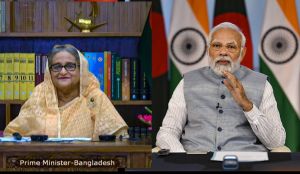 मोदी, हसीना ने बांग्लादेश को डीजल की आपूर्ति के लिए पाइपलाइन का उद्घाटन किया