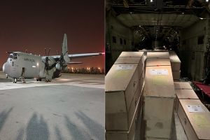  कुवैत आग दुर्घटना में मारे गए भारतीयों के शवों को लेकर कोच्चि पहुंचा विशेष विमान