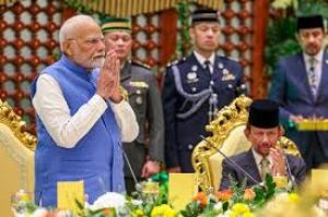 ब्रुनेई में प्रधानमंत्री मोदी ने कहा- भारत &lsquo;विस्तारवाद की नहीं, विकास की नीति का समर्थन करता है'