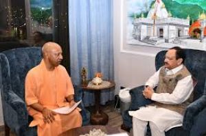  योगी आदित्यनाथ ने प्रधानमंत्री मोदी, नड्डा से मुलाकात की