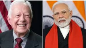 कार्टर महान दूरदर्शी राजनेता थे, उन्होंने वैश्विक शांति के लिए अथक प्रयास किया: प्रधानमंत्री मोदी
