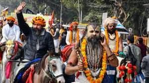 वैष्णव अखाड़ों का कुम्भ क्षेत्र में हुआ भव्य छावनी प्रवेश