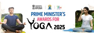 प्रधानमंत्री योग पुरस्कार 2025 के लिए नामांकन शुरू, 25 लाख रुपये का मिलेगा नकद पुरस्कार प्रधानमंत्री योग पुरस्कार 2025 के लिए नामांकन शुरू, 25 लाख रुपये का मिलेगा नकद पुरस्कार