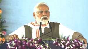 पाकिस्तान को चेतावनी देते हुए पीएम मोदी ने कहा- ‘प्रभु श्री राम की नीति नए भारत की नीति बन गई है’ पाकिस्तान को चेतावनी देते हुए पीएम मोदी ने कहा- ‘प्रभु श्री राम की नीति नए भारत की नीति बन गई है’