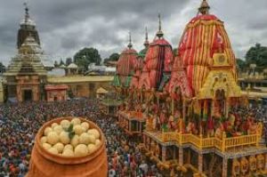 रथयात्रा के बाद भगवान जगन्नाथ के पुरी मंदिर लौटने पर ओडिशा में मनाया गया ‘रसगुल्ला दिवस' रथयात्रा के बाद भगवान जगन्नाथ के पुरी मंदिर लौटने पर ओडिशा में मनाया गया ‘रसगुल्ला दिवस'