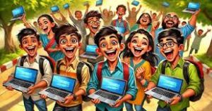 सरकार 1,200 मेधावी छात्रों को मुफ्त लैपटॉप देगी, 175 स्कूलों में आईसीटी लैब स्थापित करेगी