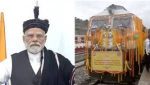 मोदी ने मिजोरम की पहली रेल लाइन का किया उद्घाटन 