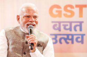 नवरात्रि पर पीएम मोदी का देश को पत्र : जीएसटी बचत उत्सव से बढ़ेगी बचत, स्वदेशी अपनाने की अपील नवरात्रि पर पीएम मोदी का देश को पत्र : जीएसटी बचत उत्सव से बढ़ेगी बचत, स्वदेशी अपनाने की अपील