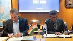  भारत और इजराइल ने महत्वपूर्ण रक्षा समझौते पर किये हस्ताक्षर