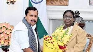 भाजपा के कार्यकारी अध्यक्ष नवीन ने राष्ट्रपति मुर्मू से मुलाकात की