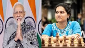 मोदी ने हम्पी और एरिगैसी को विश्व रैपिड चैंपियनशिप में कांस्य पदक जीतने पर बधाई दी
