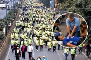 मैराथन में दौड़ रहे 25 वर्षीय युवक की मौत, दिल का दौरा पड़ने का संदेह