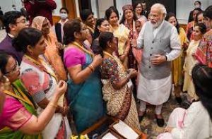  &lsquo;अंतरराष्ट्रीय महिला दिवस&rsquo;  : पीएम मोदी ने दीं नारी शक्ति को शुभकामनाएं, कहा- महिलाएं दे रहीं भारत की प्रगति को आकार