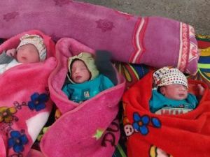 महिला ने तीन बच्चों को दिया जन्म, जच्चा-बच्चा स्वस्थ
