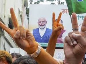  बंगाल में भाजपा ने 206 सीटों पर जीत दर्ज की, दो-तिहाई से अधिक बहुमत हासिल किया