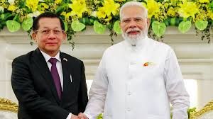 भारत के खिलाफ म्यांमा की धरती का इस्तेमाल नहीं होने दिया जाएगा: राष्ट्रपति ह्लाइंग