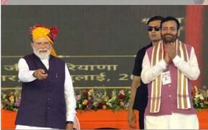 पीएम मोदी ने जींद में 14,700 करोड़ की परियोजनाओं का किया उद्घाटन-शिलान्यास 