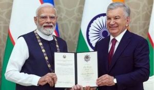 प्रधानमंत्री मोदी को उज्बेकिस्तान का शीर्ष सम्मान भारत के बढ़ते वैश्विक कद का प्रतीक : भाजपा