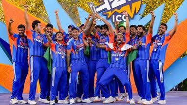भारत ने तीसरी बार टी20 विश्व कप जीतकर इतिहास रचा भारत ने तीसरी बार टी20 विश्व कप जीतकर इतिहास रचा