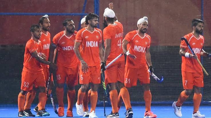 भारतीय पुरूष हॉकी टीम ने आखिरी ग्रप मैच में बांग्लादेश को 10 . 0 से हराया भारतीय पुरूष हॉकी टीम ने आखिरी ग्रप मैच में बांग्लादेश को 10 . 0 से हराया