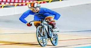  बर्लिन में साइक्लिंग टूर्नामेंट में पुरूष स्पर्धा में भारत के एसो एल्बे ने स्वर्ण पदक जीता