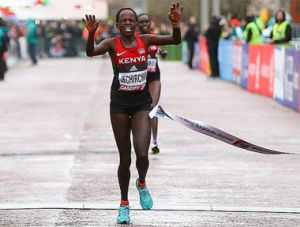 कीनिया की पेरेस जेपचिरचिर ने हाफ मैराथन में विश्व रिकार्ड बनाया
