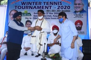 छग प्रदेश टेनिस संघ की स्व. हरमिंदर सिंह होरा स्मृति विंटर टेनिस स्पर्धा रायपुर में शुरू 
