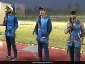 भारतीय पुरूष स्कीट टीम ने आईएसएसएफ विश्व कप में कांस्य जीता