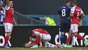   यूरो मैच में मैदान पर गिरने के बाद एरिक्सन अस्पताल में