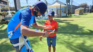 टी20 विश्वकप: 11 साल के बच्चे ने की रोहित के लिए गेंदबाजी