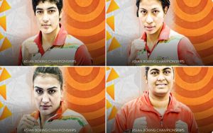 भारतीय महिला मुक्‍केबाजों ने एशियाई चैंपियनशिप में चार स्‍वर्ण और एक रजत पदक जीता