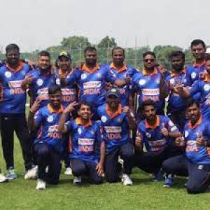  नेपाल को 153 रन से हराकर भारतीय दिव्यांग टीम ने टी20 श्रृंखला जीती