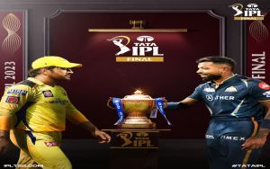 आईपीएल क्रिकेट में, अहमदाबाद में आज शाम चेन्‍नई सुपर‍ किंग्‍स और गुजरात टाइटंस के बीच खिताबी मुकाबला खेला जाएगा