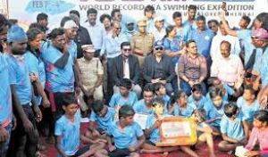 ऑटिज्म से पीड़ित बच्चों ने 165 किमी तैरकर बनाया नया विश्व रिकॉर्ड